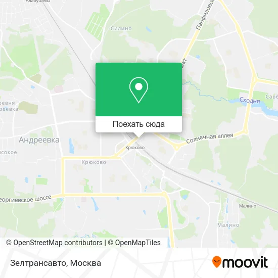 Карта Зелтрансавто