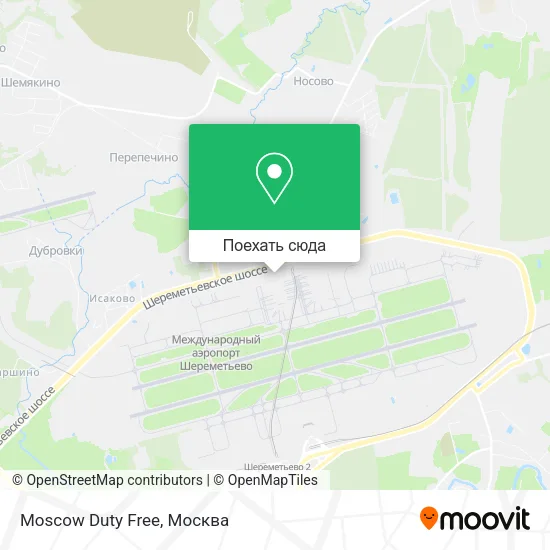 Карта Moscow Duty Free