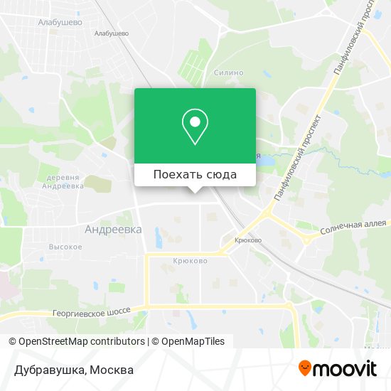 Карта Дубравушка