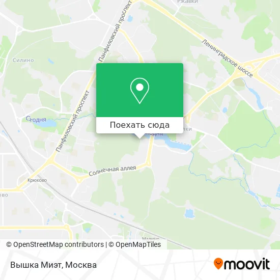 Карта Вышка Миэт