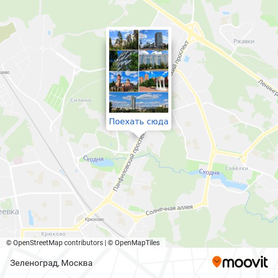 Карта Зеленоград