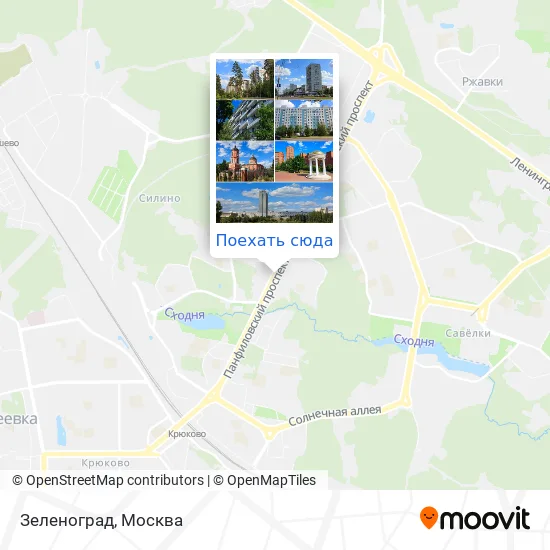 Карта Зеленоград