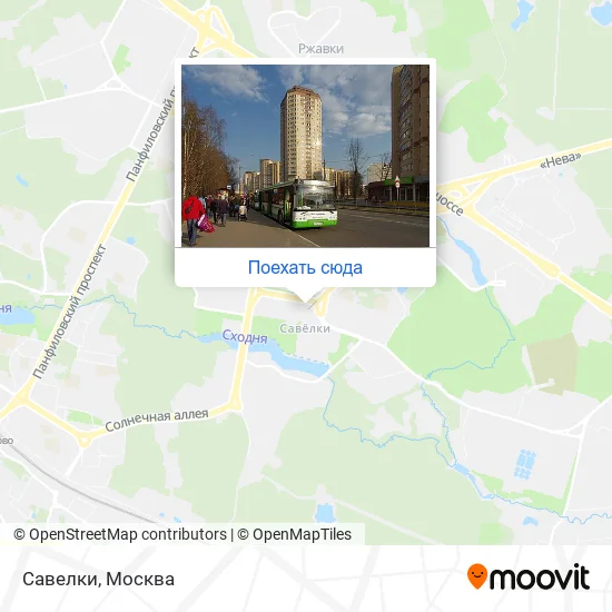 Карта Савелки