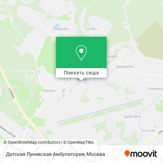 Карта Детская Луневская Амбулатория
