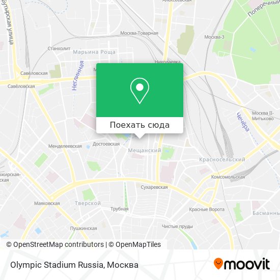 Карта Olympic Stadium Russia