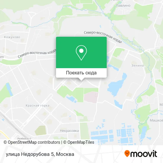 Карта улица Недорубова 5