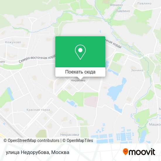 Карта улица Недорубова