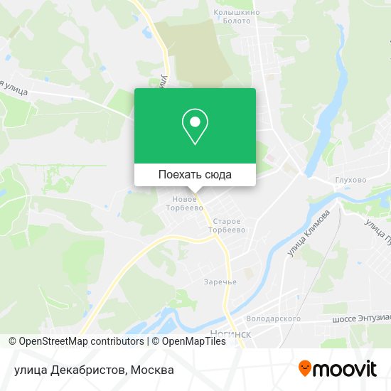Карта улица Декабристов