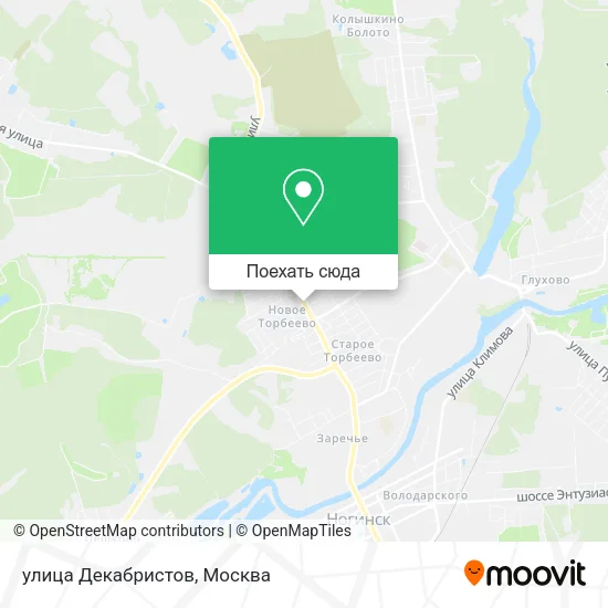 Карта улица Декабристов