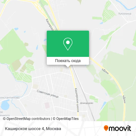 Карта Каширское шоссе 4