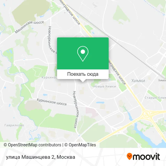 Карта улица Машинцева 2