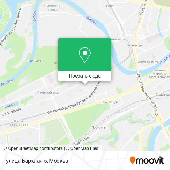 Карта улица Барклая 6