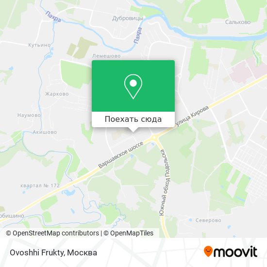 Карта Ovoshhi Frukty