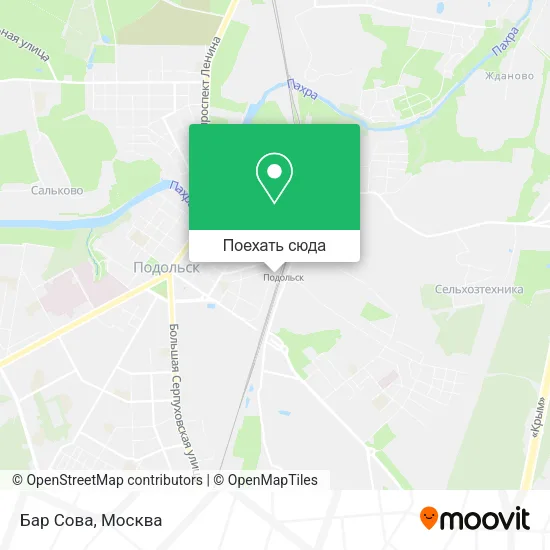 Карта Бар Сова