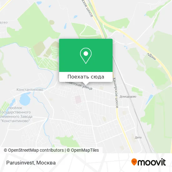 Карта Parusinvest