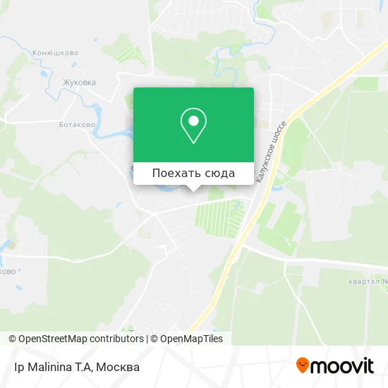 Карта Ip Malinina T.A