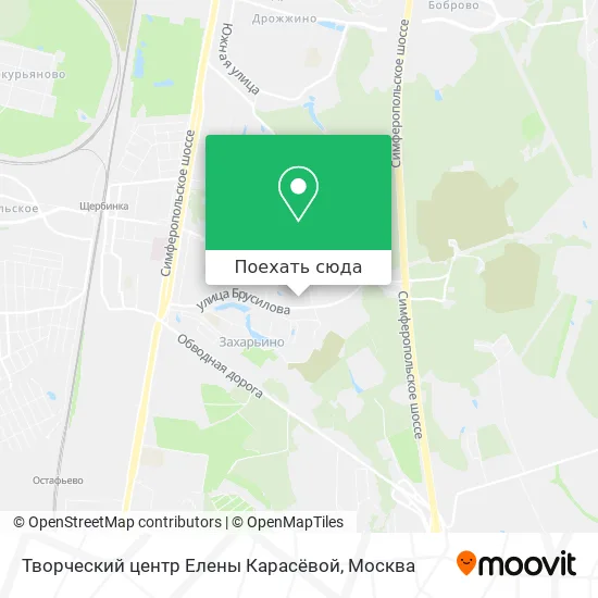 Карта Творческий центр Елены Карасёвой