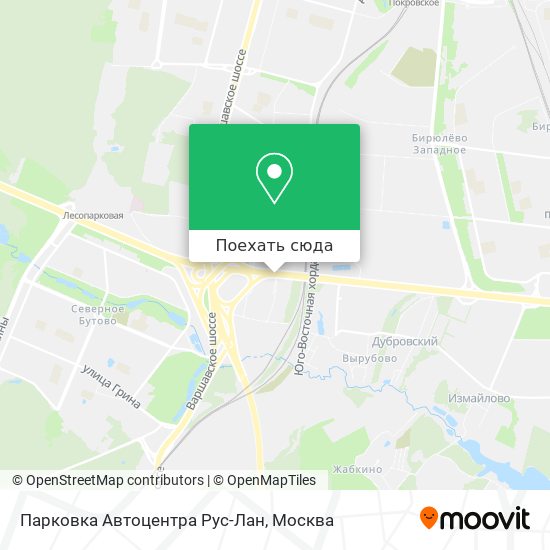 Карта Парковка Автоцентра Рус-Лан