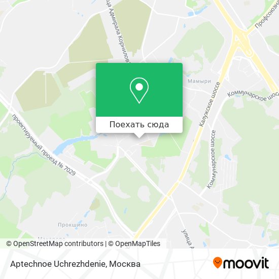 Карта Aptechnoe Uchrezhdenie