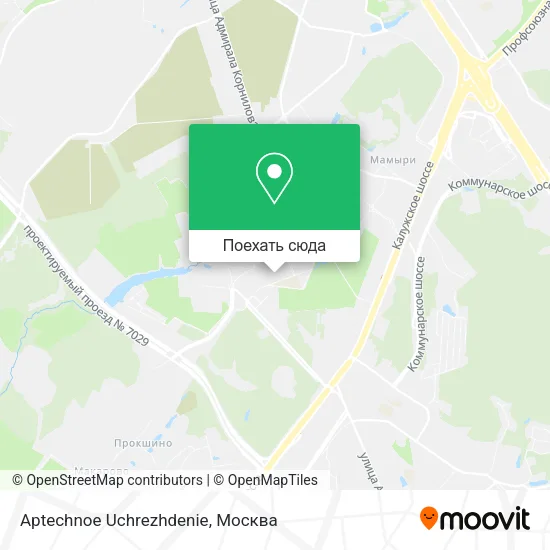 Карта Aptechnoe Uchrezhdenie