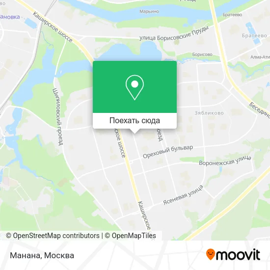 Карта Манана