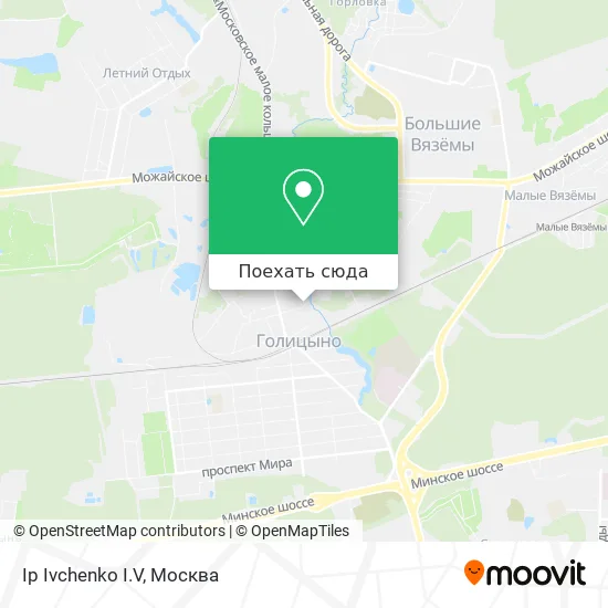 Карта Ip Ivchenko I.V