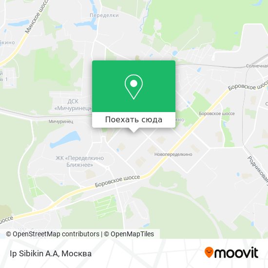 Карта Ip Sibikin A.A