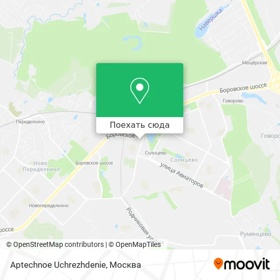 Карта Aptechnoe Uchrezhdenie