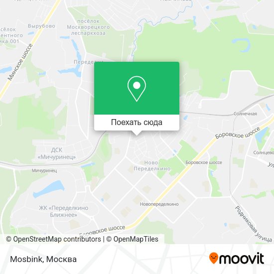 Карта Mosbink