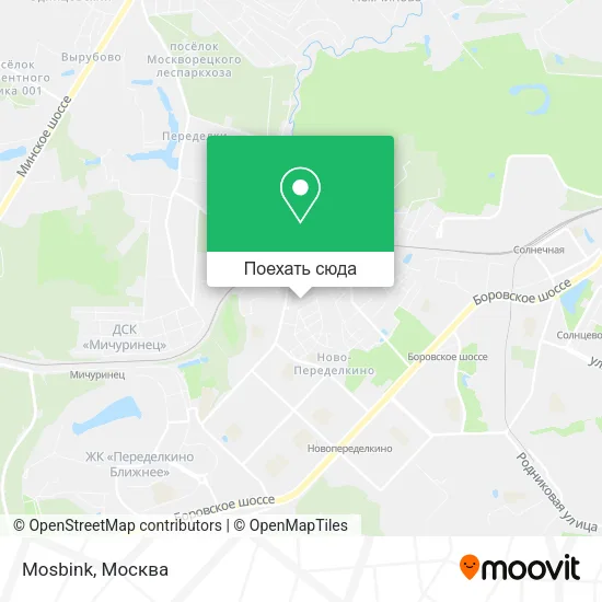 Карта Mosbink