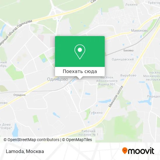 Карта Lamoda