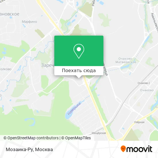 Карта Мозаика-Ру