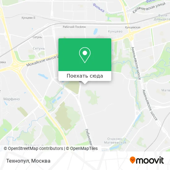 Карта Технопул