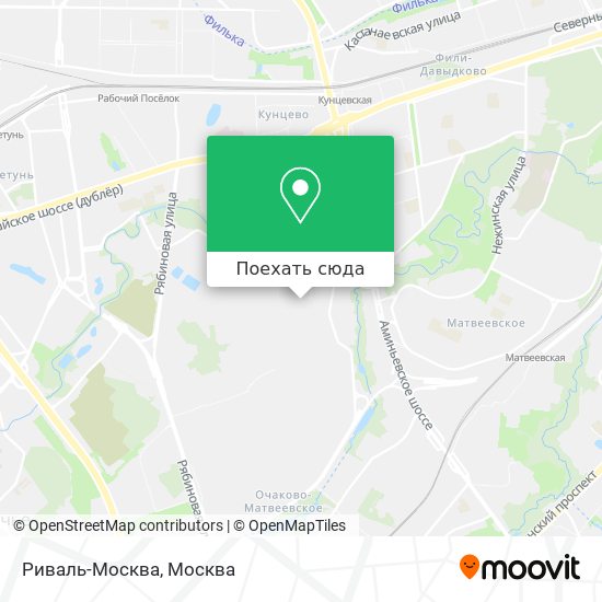 Карта Риваль-Москва