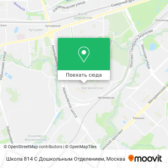 Карта Школа 814 С Дошкольным Отделением
