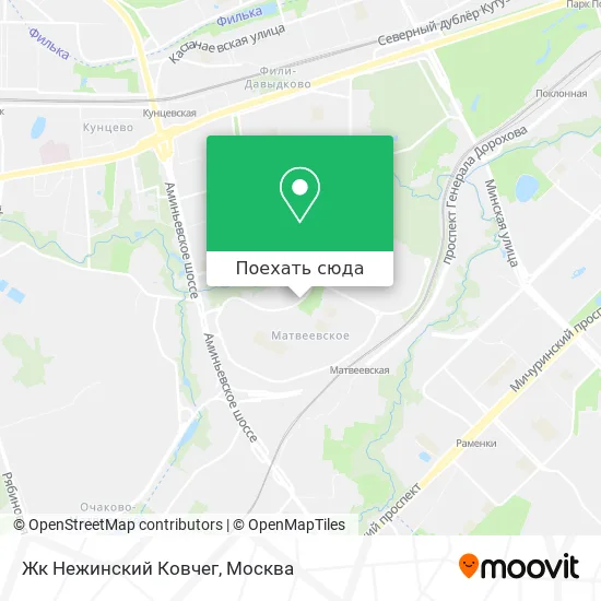 Карта Жк Нежинский Ковчег
