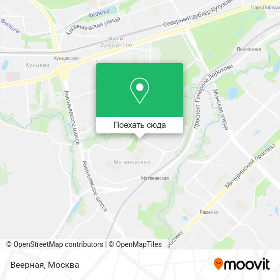 Карта Веерная