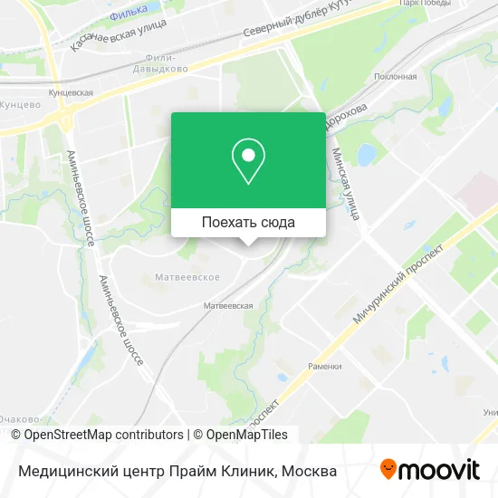 Карта Медицинский центр Прайм Клиник