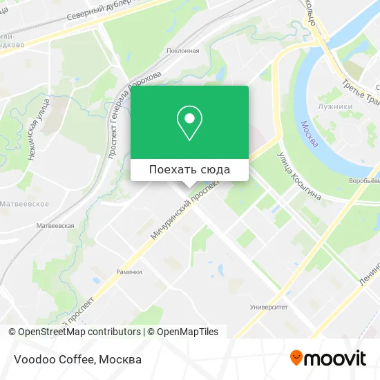 Карта Voodoo Coffee