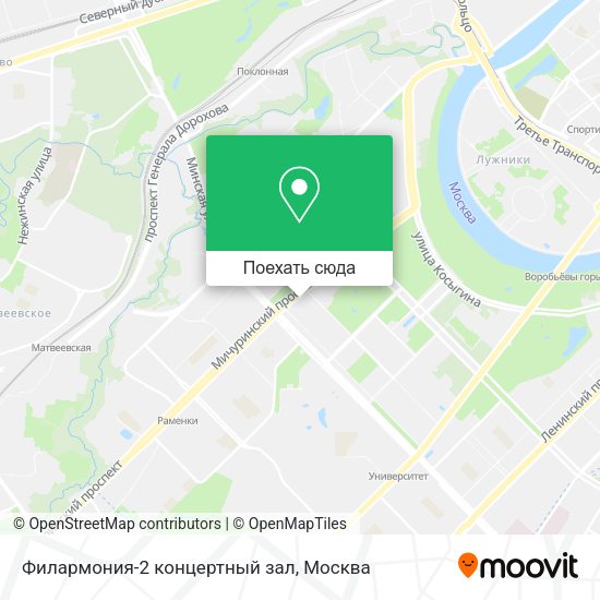 Карта Филармония-2 концертный зал