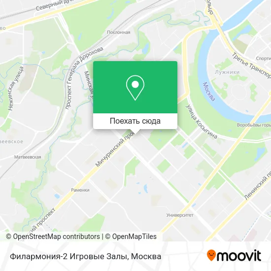 Карта Филармония-2 Игровые Залы