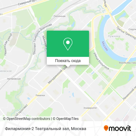 Карта Филармония-2 Театральный зал