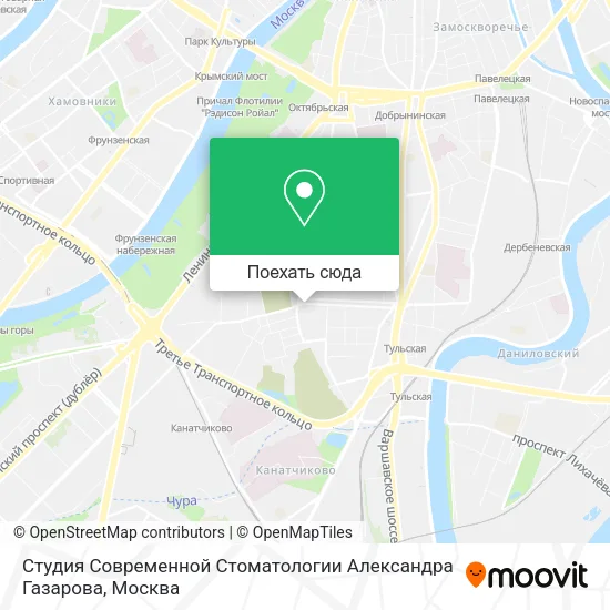 Карта Студия Современной Стоматологии Александра Газарова
