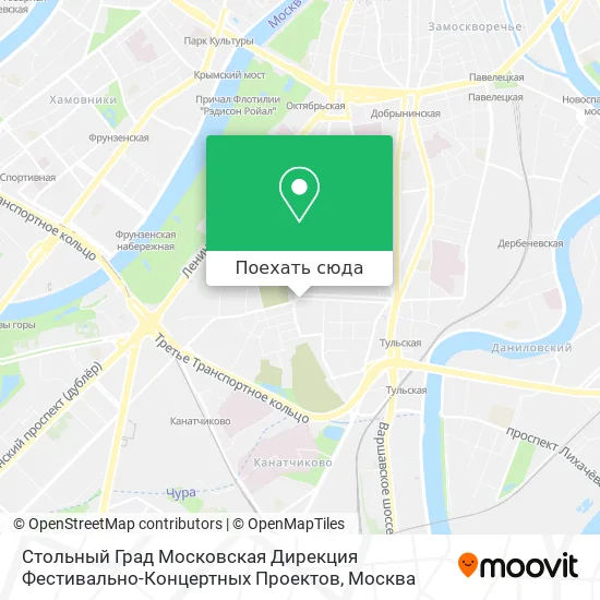 Карта Стольный Град Московская Дирекция Фестивально-Концертных Проектов