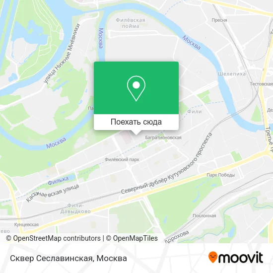 Карта Сквер Сеславинская