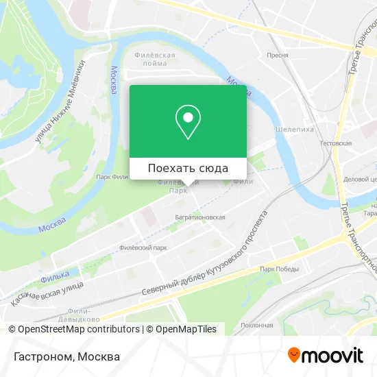 Карта Гастроном