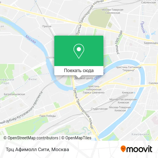 Карта Трц Афимолл Сити