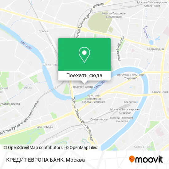Карта КРЕДИТ ЕВРОПА БАНК