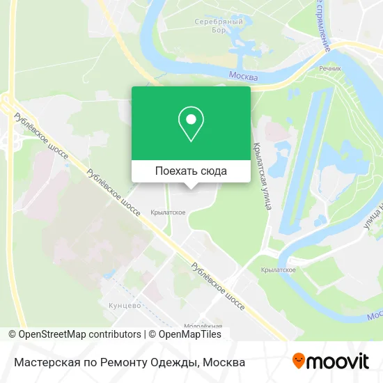 Карта Мастерская по Ремонту Одежды