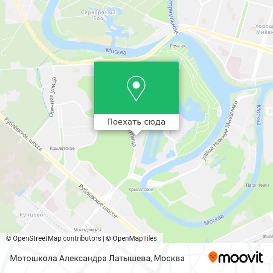 Карта Мотошкола Александра Латышева